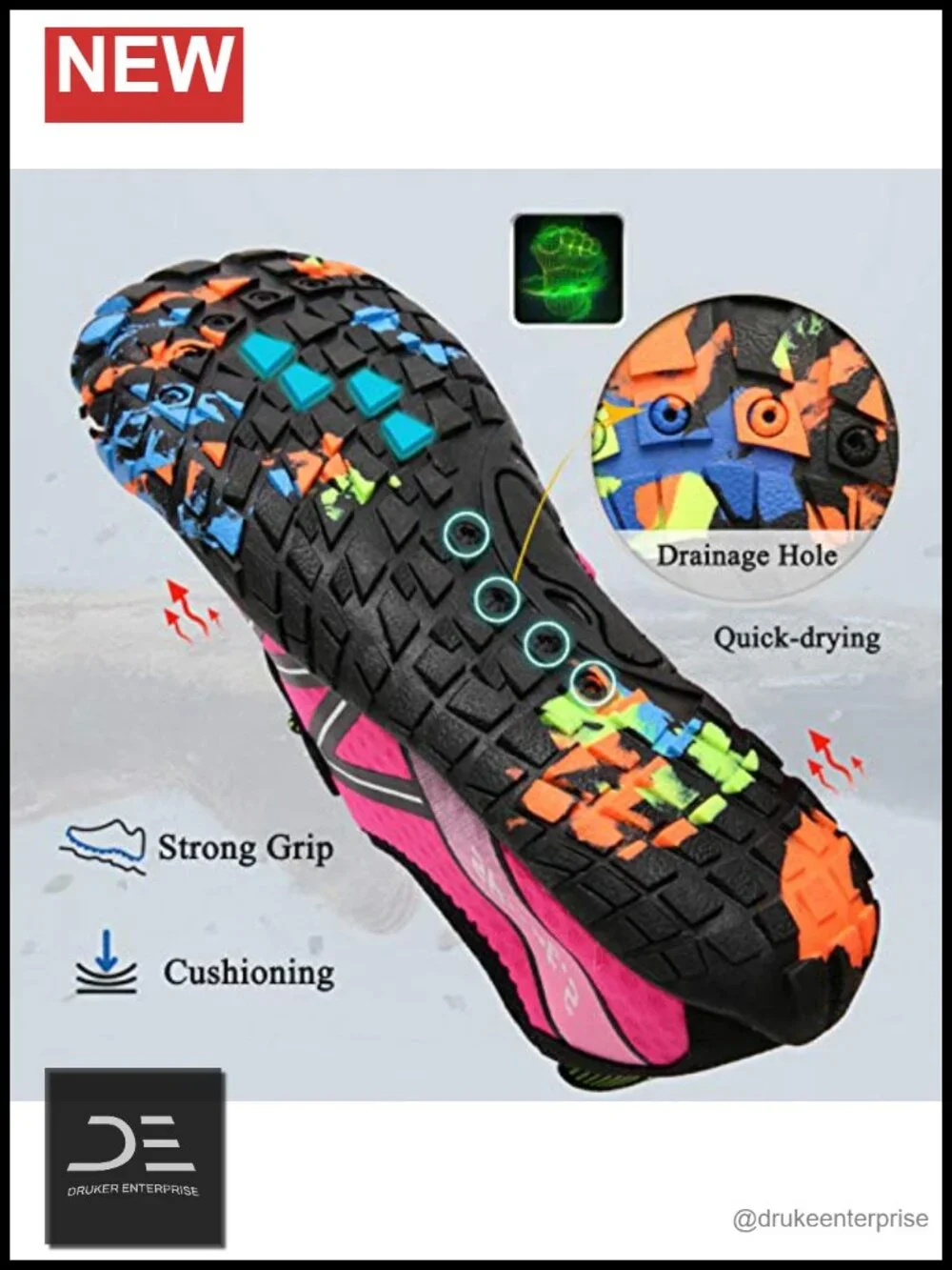 Water Shoes Men Women Barefoot Quick Dry Aqua Swim Pool River Fishing Diving